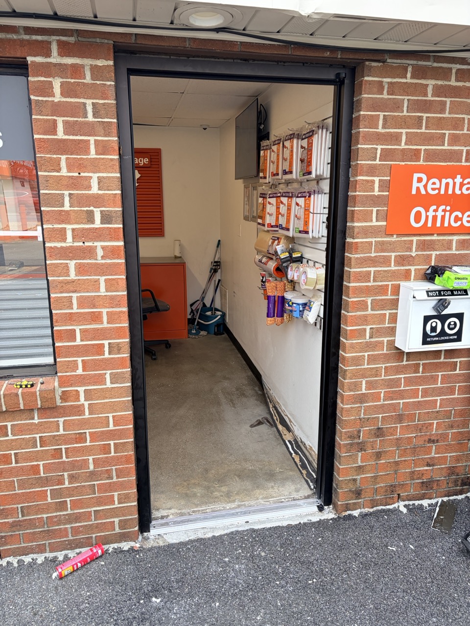 Before — commercial door project