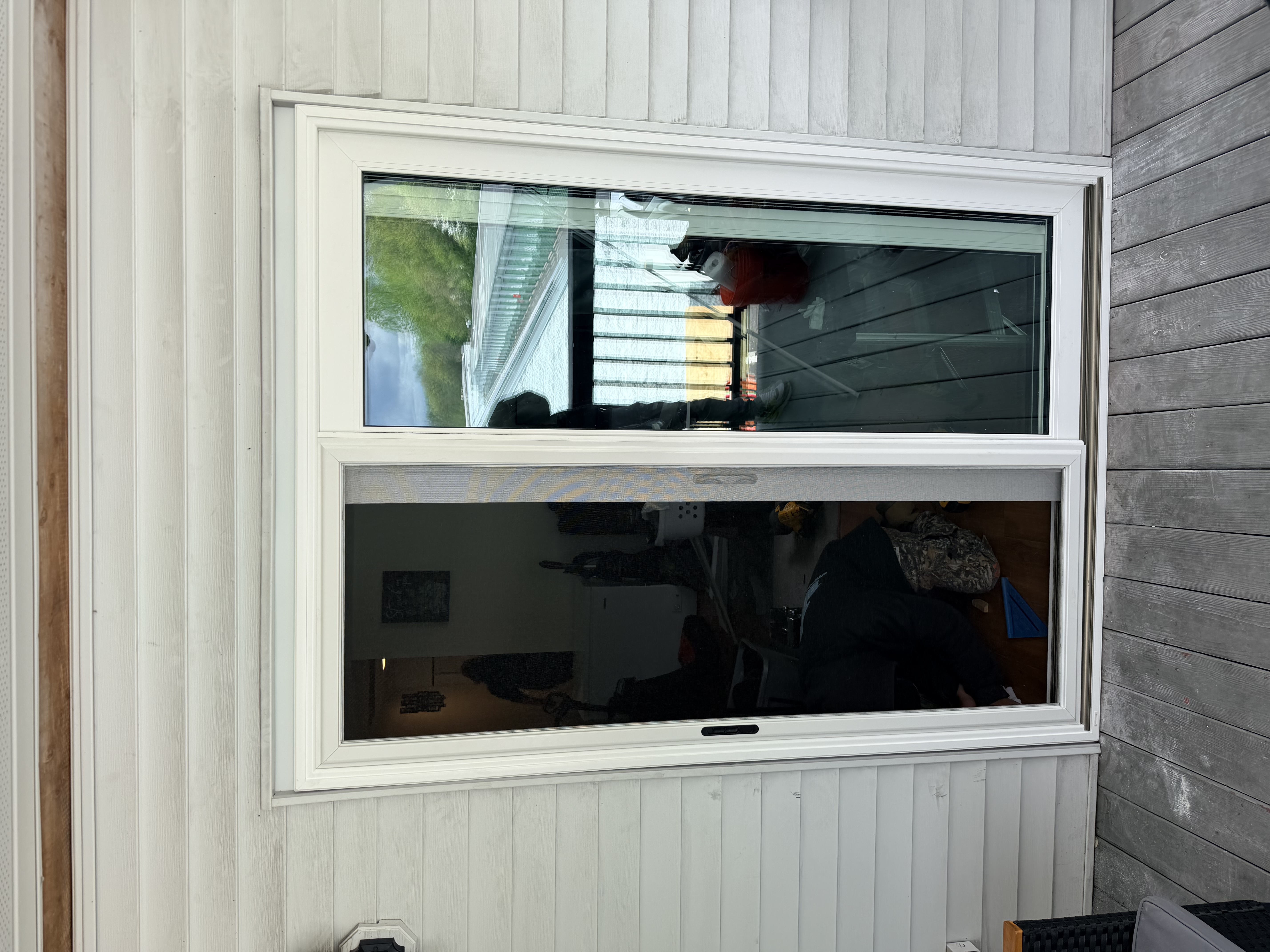 After — commercial door project
