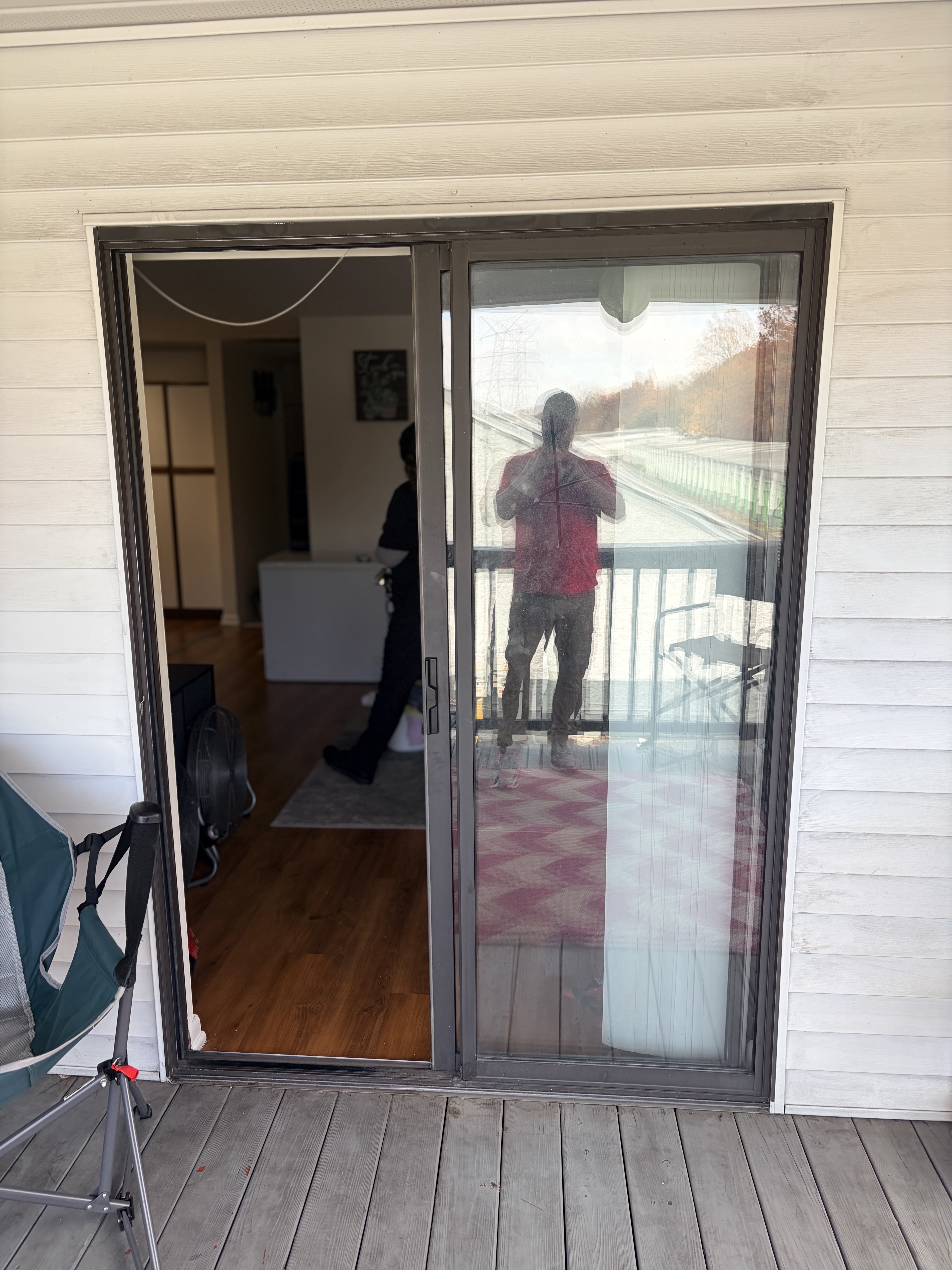 Before — commercial door project