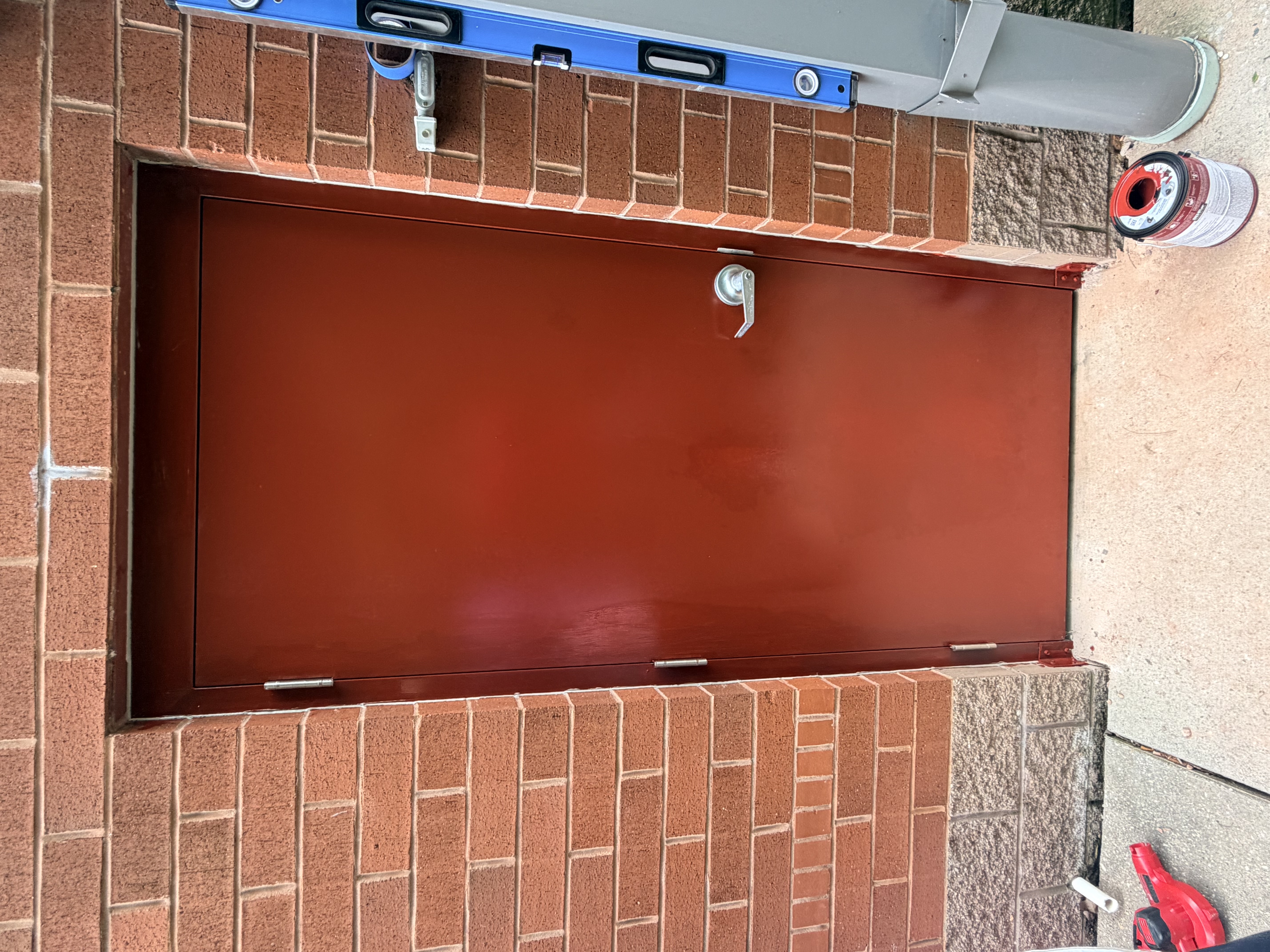 After — commercial door project