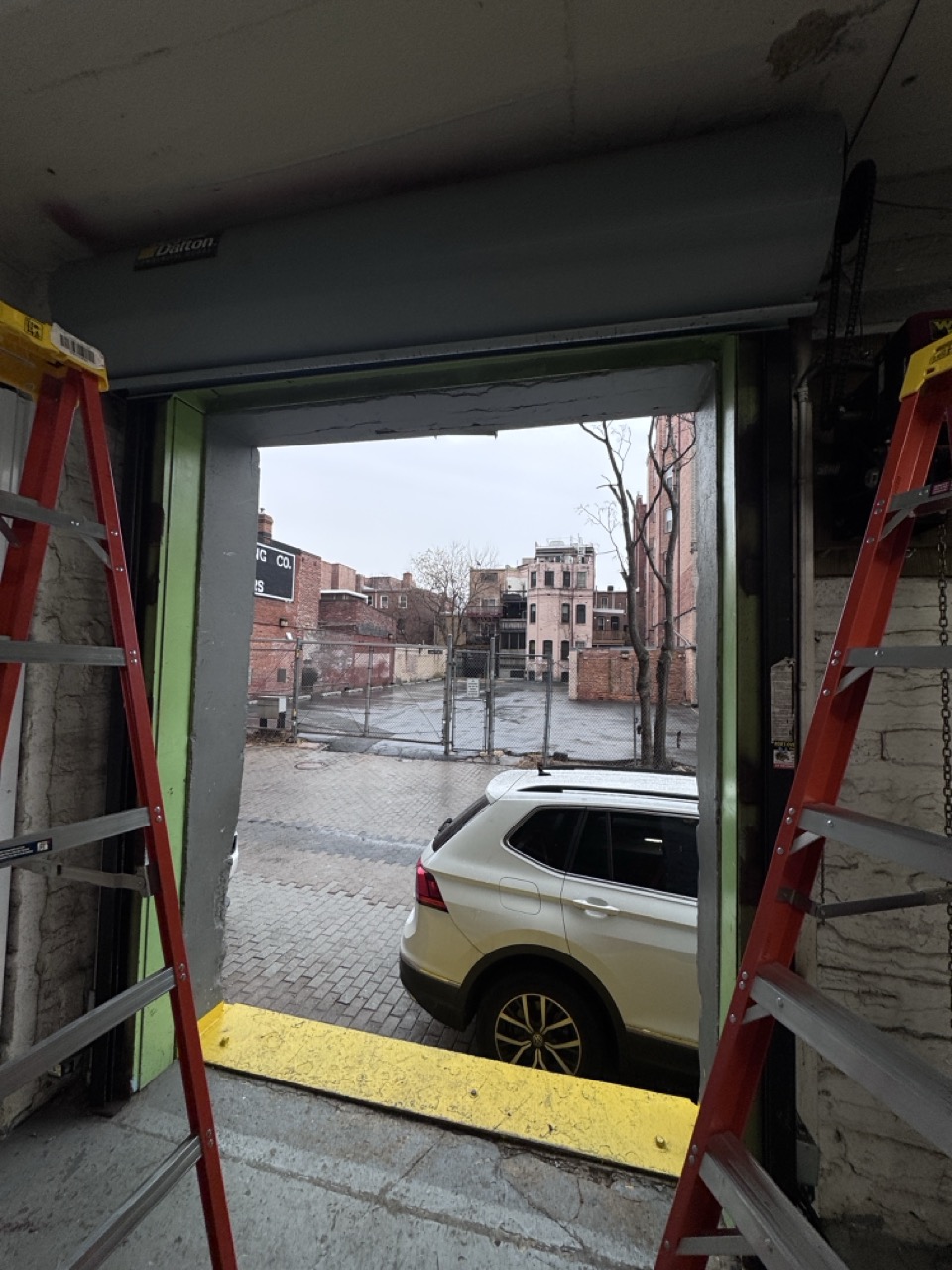 Before — commercial door project